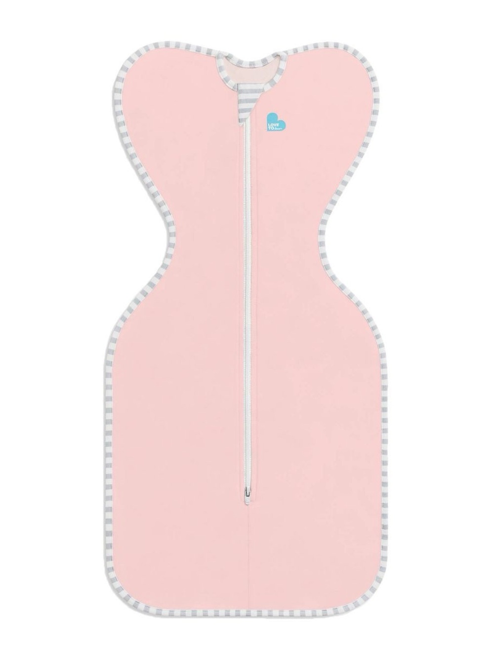Love to dream Pink and Gray Baby Sleep Sack Swaddle